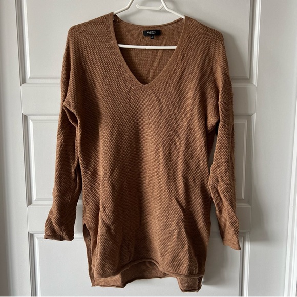 Aritzia Babaton Linen Blend Erin sweater, caramel - Picture 1 of 5